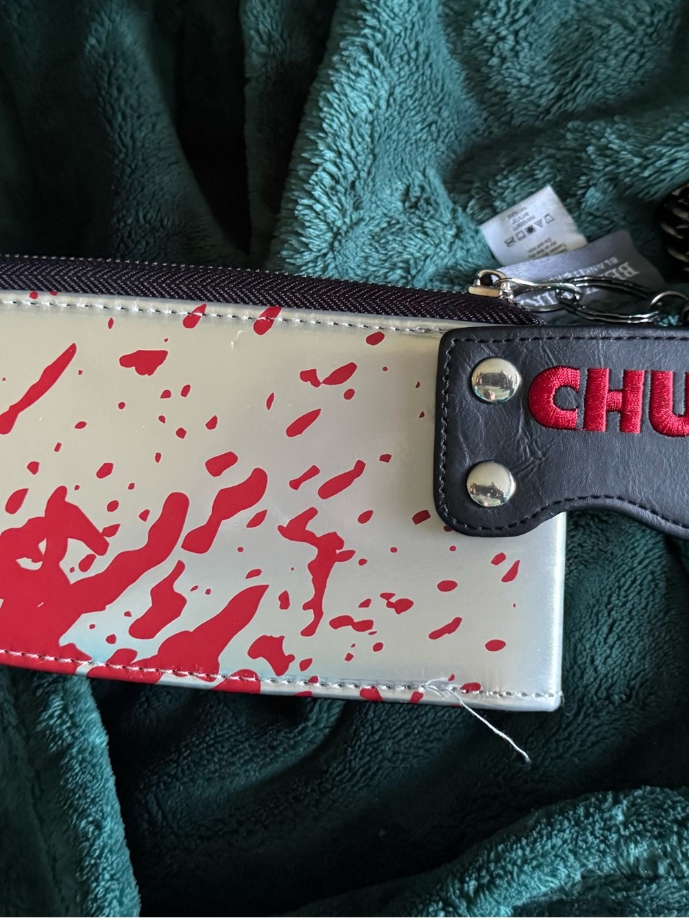 officially licensed Chucky Knife Wristlet Bag